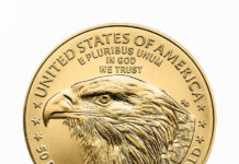 Złota Moneta Amerykański Orzeł